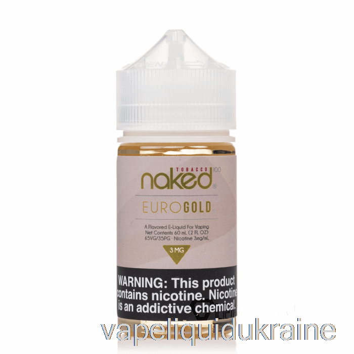 Vape Ukraine Euro Gold - Naked 100 Tobacco - 60mL 0mg